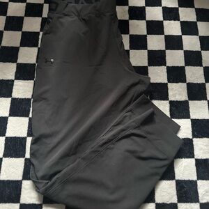 Under Armour Women’s Loose-Fit Athletic Pants, Charcoal/Black